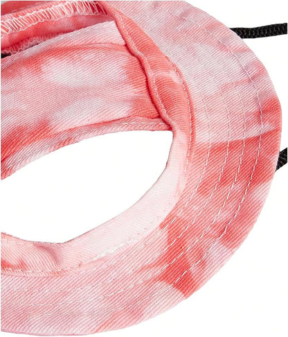 Generic Tie Dye Dog Hat with Ear Hole