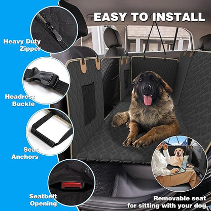 LIBERRWAY XL Dog Seat Extender for Trucks Back Seat F150/RAM1500/Silverado L-SUVs