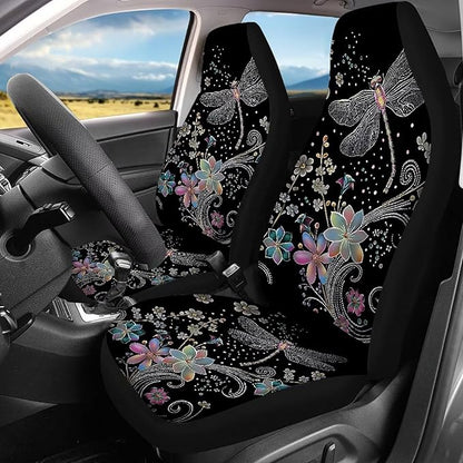 Dragonfly Seat Covers for Cars for Women SUV 4pcs Auto