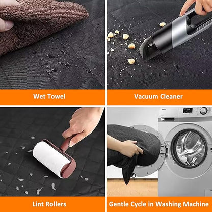 D-Lumina Dog Seat Covers for Tesla Model 3 2018-2023 2020-2023, Waterproof 3 Back