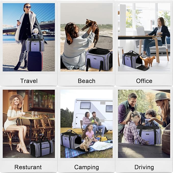 BAGLHER Cat Carrier Bag 5 Sides 3 Sides