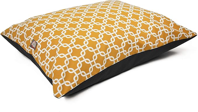 Majestic Pet Rectangle Medium Dog Bed Washable – Non Slip Comfy Pet Bed – Dog Crate Bed Super Value Pillow Dog Bed – Dog Kennel Bed for Sleeping 35 x 28 Inch