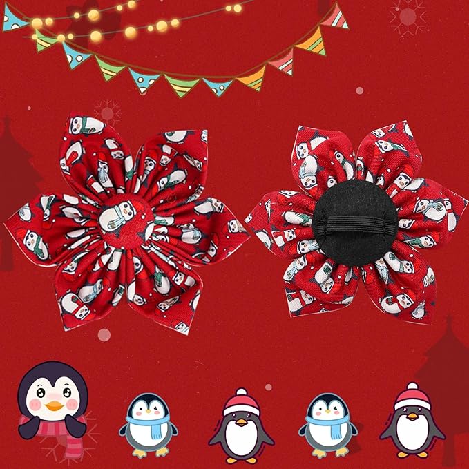 Elegant little tail Dog Collar with Flower