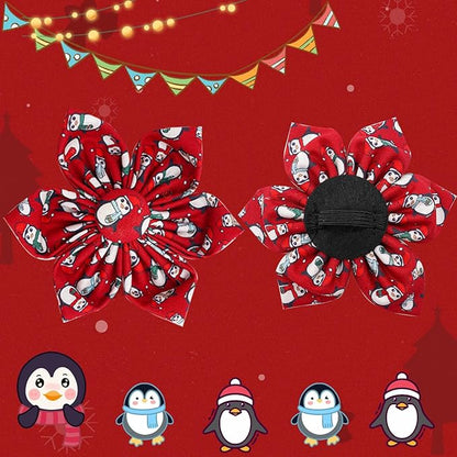 Elegant little tail Dog Collar with Flower