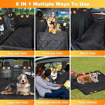 Dog Car Seat Cover 100% Waterproof 600D Heavy