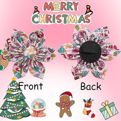 Elegant little tail Dog Collar with Flower