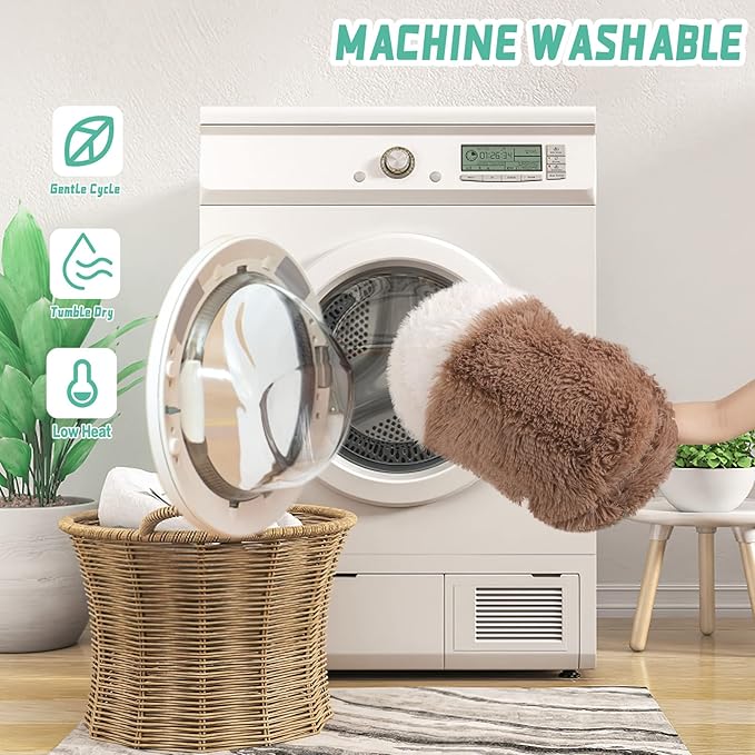 NOYAL Dog Bed Round Hooded Plush Cat Cave