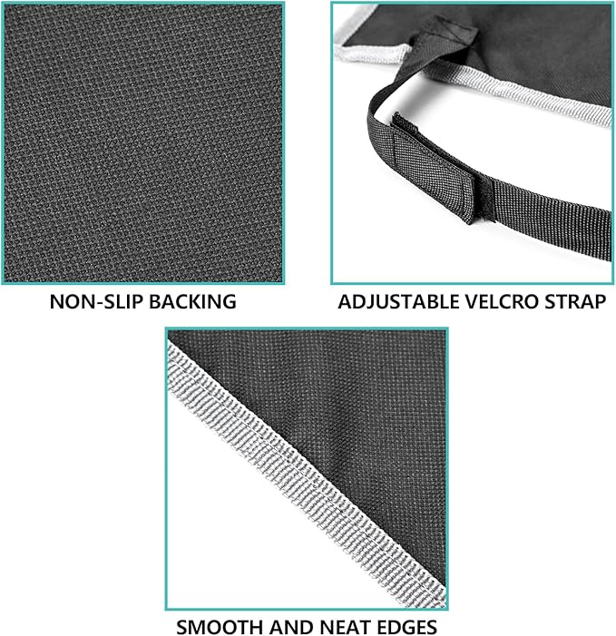 Llamas SUV Cargo Liner for Dogs Waterproof Anti-Slip Prevent Scratch Dog Seat Cover Mat with Bumper Flap Protector Protects Against Dirt & Fur Universal Fit (Black) SN-QCBHDHBX2