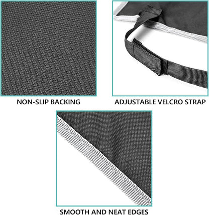 Llamas SUV Cargo Liner for Dogs Waterproof Anti-Slip Prevent Scratch Dog Seat Cover Mat with Bumper Flap Protector Protects Against Dirt & Fur Universal Fit (Black) SN-QCBHDHBX2