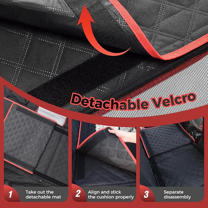 Dog Car Seat Cover +40% Space, 400 lbs