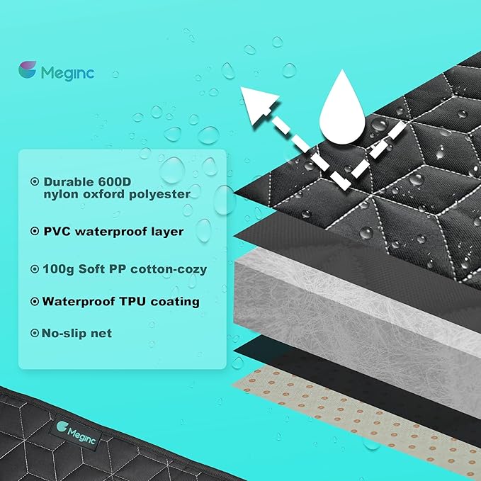 Dog Seat Covers for Tesla Model Y Back Seat Cover for Kids