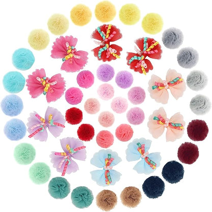 Yxiang 50PCS Small Dog Hair Bows