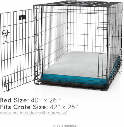 BRINDLE Teal Shredded Memory Foam Pet Bed