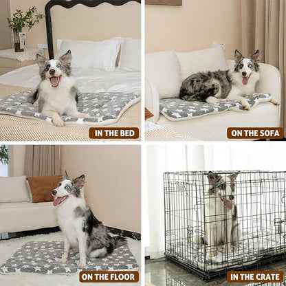 Mora Pets Dog Bed Crate Pad Ultra Soft 23 x 18 inch
