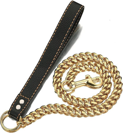 Heavy Duty Dog Leash 3FT/4FT/5FT Metal 4FT)