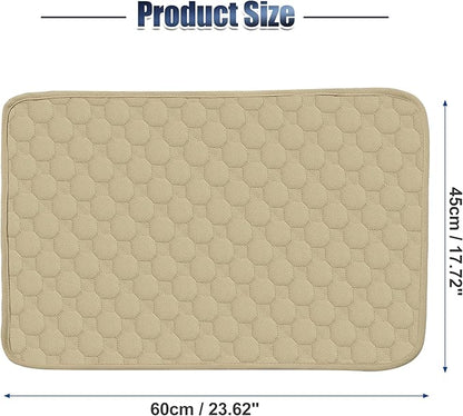 X AUTOHAUX Dog Seat Cover Reuse Car Seat 60x45cm Khaki