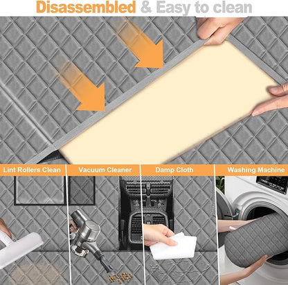 Back Seat Extender for Dogs Hard Bottom