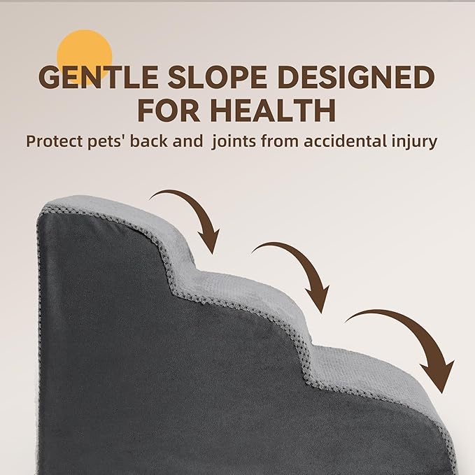 Dog Stairs Ramp for Small Dogs 3-Step Dog 17''