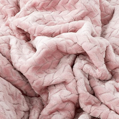 Fuzzy Blanket or Fluffy Blanket for Baby Girl or boy (32" x 40", MD-Sakura