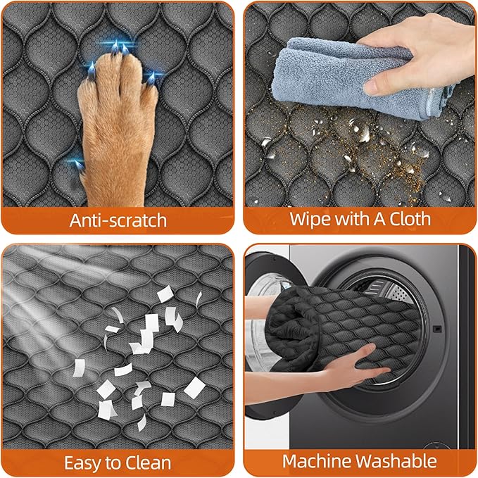 Back Seat Extender for Dogs- Holds 400LBS 100% Waterproof