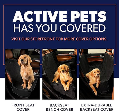 Active Pets Dog Car Seat Cover Car Seat Protector- Dog Seat Cover for Back Seat of SUVs