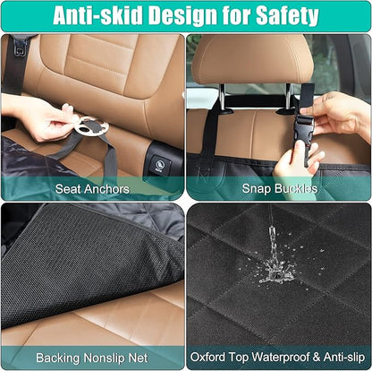 Kytely Dog Seat Cover Car Seat Cover for Back Seat