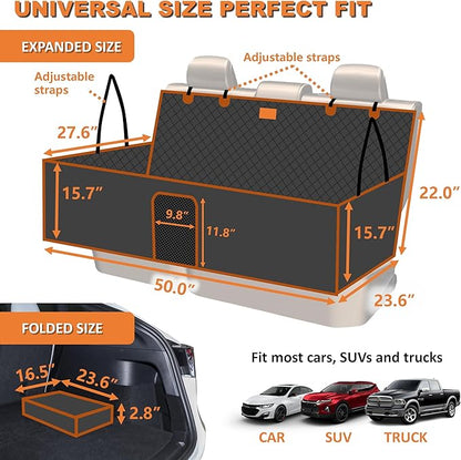Back Seat Extender for Dogs Cats