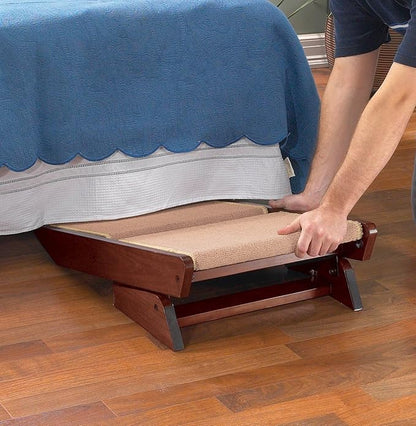 Pine Frame Dog RampSteps 3 Step,Brown