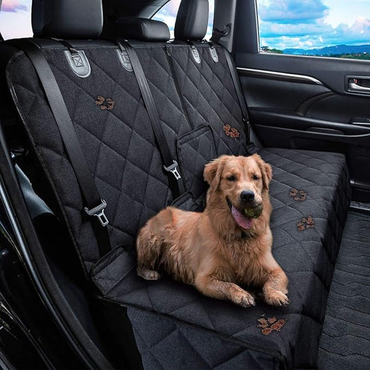 Bench Dog Car Seat Cover for Back Seat Waterproof Dog Seat Covers Durable Scratch Proof Nonslip