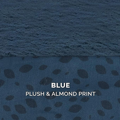 Furhaven Replacement Dog Bed Cover Plush & Almond Print L Shaped Chaise