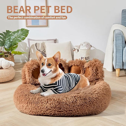 Calming Cat & Dog Bed (28”)