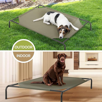 MoNiBloom Elevated Dog Bed for Large Dogs 54 Inches