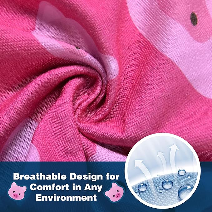 Adorable Pink Pig Dog Shirt: Lightweight Polyester Cartoon Puppy Vest, Small Medium & Large Dog T-Shirt, Summer Pet Clothes, Cute Dog Apparel, Breathable Dog Tank Top M