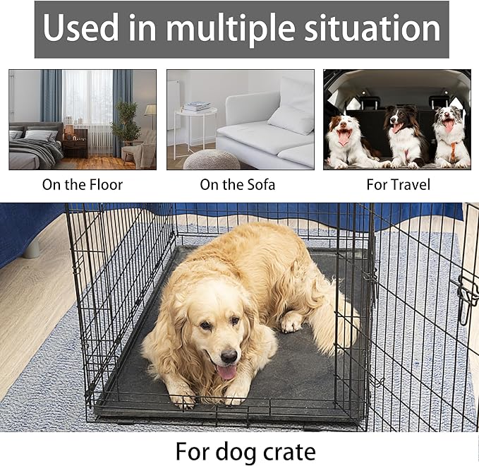 KHONSU PET Dog Bed Mat (XXL(48”x30”))