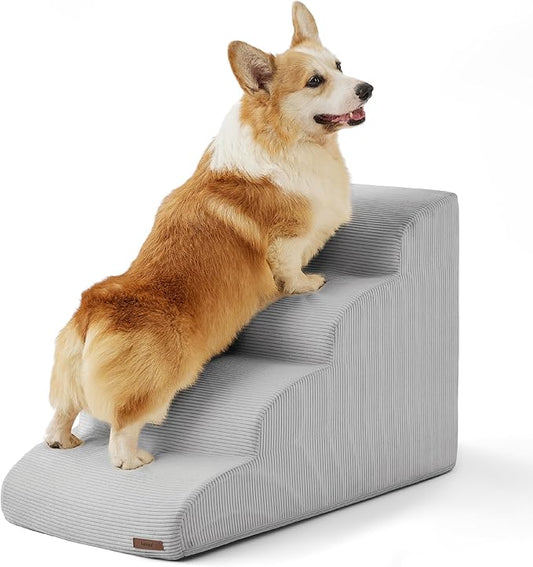 Lesure Dog Stairs for Small Dogs 4 Steps