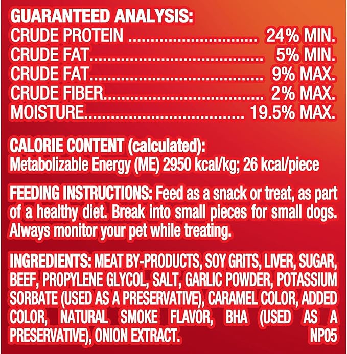 Pup-Peroni Dog Treats, Lean Beef Flavor, 5.6 Ounce (Pack of 8), Made with Real Beef, 90% Fat Free