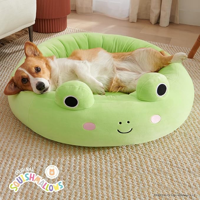 Squishmallows 20-Inch Wendy Frog Pet Bed
