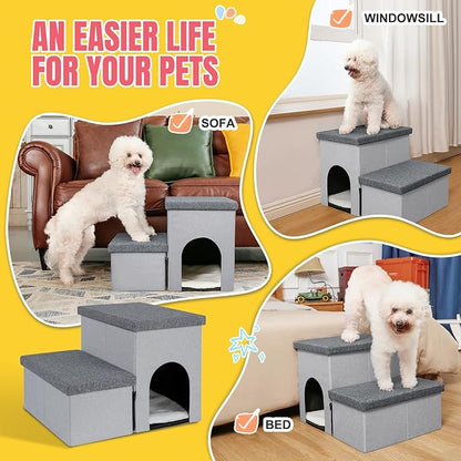 Dog Stairs for High Beds 22 inches(2