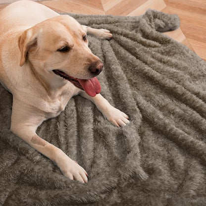 MACEVIA Fluffy Fleece Dog Blankets (40x60 Inch,