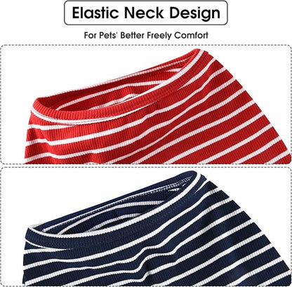 Koneseve Dog Shirt Vest Lightweight Stretchy Dog T-Shirts 2 Pack 4XL ]