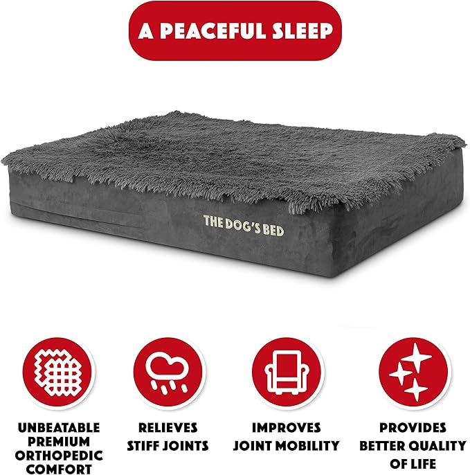 The Dog’s Bed Orthopedic Memory Foam Dog Bed 40x25, Pain