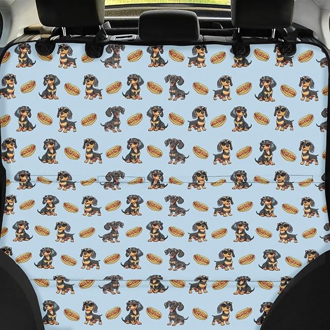 AFPANQZ Dachshund Car Dog Cat Seat Cover Large