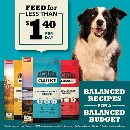 ACANA™ Classics Dog Food Chicken & Barley Recipe Dry Dog Food, 22.5lb