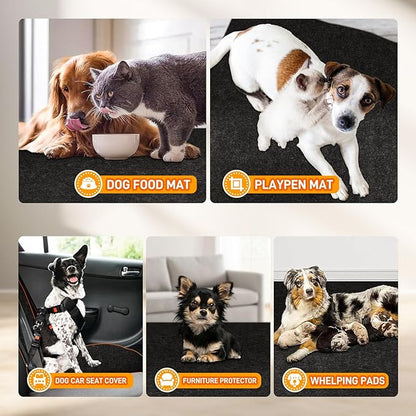 MODIGT Dog Crate Pad Liner for Kennel Training 59"×48" Under