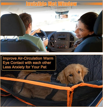 uxcell Dog Car Seat Cover Pet Back Seat 600D Sturdy