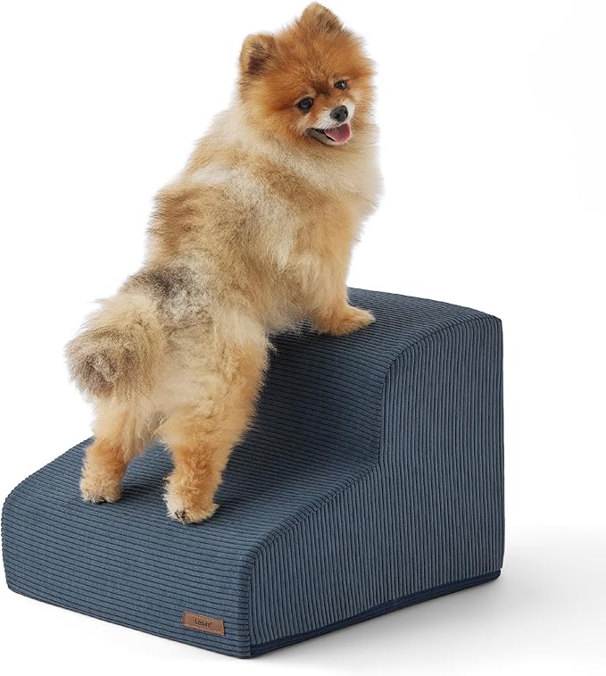 Lesure Dog Stairs for Small Dogs 2 Steps