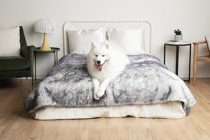 PupProtector Luxe Waterproof Throw Blanket for Dogs and Cats (80" L 62" W)