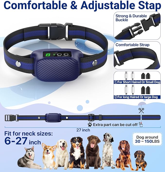 Dog Bark Collar 8 Sensitivity,Smart