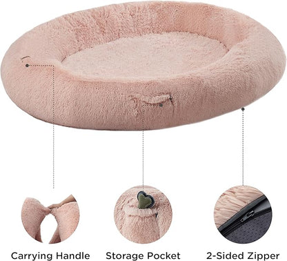 Bedsure Memory Foam Human Dog Bed 72"x48"x12" Calming