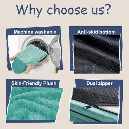 Orthopedic Washable Large Dog Bed: Large Dog Bed Bolster Waterproof